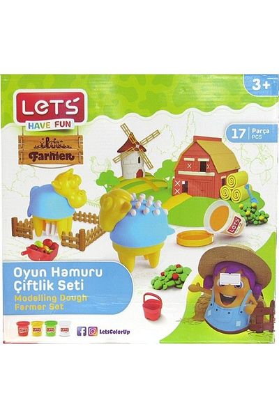 Lets Play Dough Farm Modeling Set