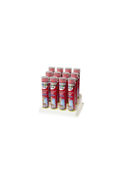 Fatih Dry Paint Metal Tube Box Full Size 12 Colors Dry Paint (12 Pcs)