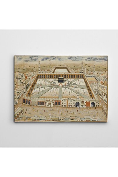 artefoni Kabe Minyatür Çizimi  Yüksek Çözünürlüklü Büyük Ebat Kanvas Tablo