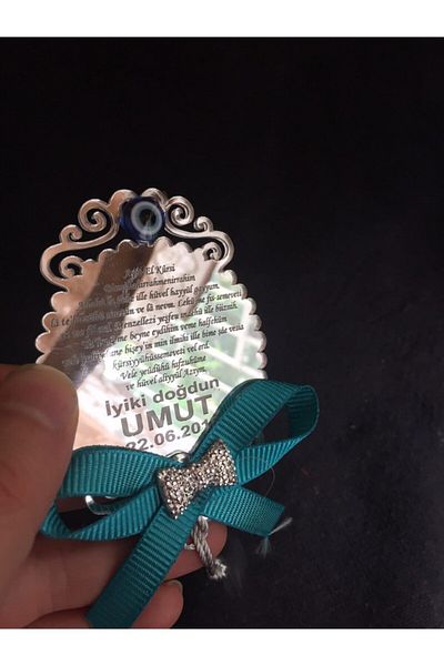 GÜVEN Plexi Ayetel Kürsi Written Baby Birth Magnet 24 Pieces