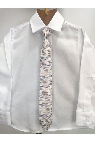 GallanD Digital Printed Fabric Tied Vibrant Color Patterned Unisex Special Day Birthday Wedding Children's Tie