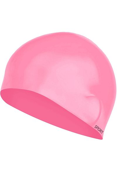 Soft Kare Pink Silicone Swimming Cap Deluxe - Ανθεκτικό καπέλο κολύμβησης πισίνας και θάλασσας