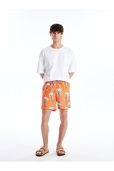 LC Waikiki Pantaloni scurți de baie pentru bărbați cu model de lungime scurtă