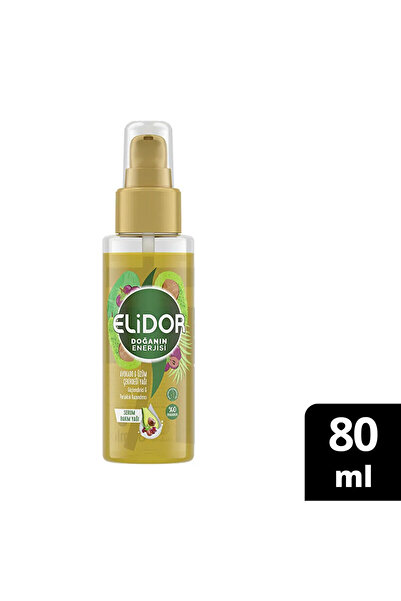 Elidor Doğanın Enerjisi Serum Saç Bakım Yağı Avokado ve Üzüm Çekirdeği Yağı 80 ml
