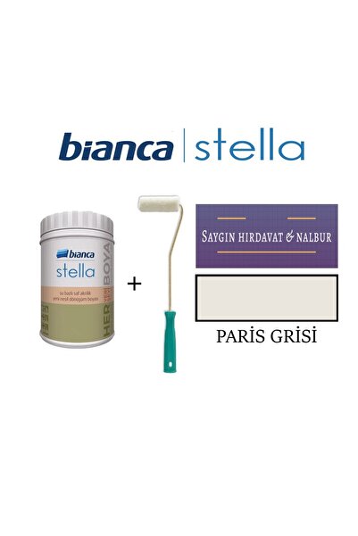 Bianca Stella Su Bazlı Akrilik Boya + Dekor Kadife Parmak Rulo