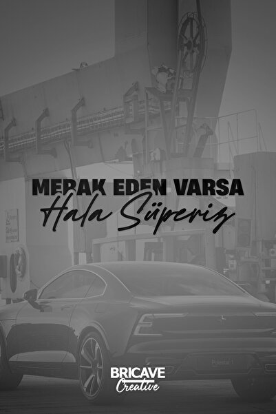 Bricave Merak Eden Varsa Hala Süperiz JDM Araba Motosiklet Cam Etiket Sticker...
