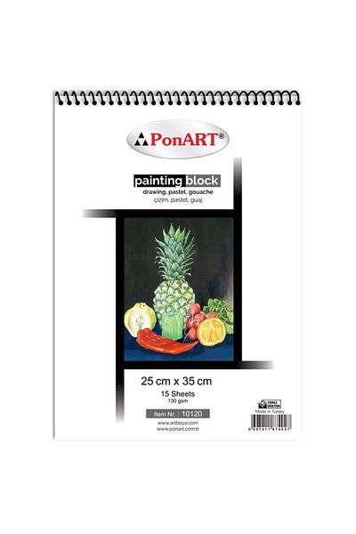 Ponart 15 Sheets PHM-10-120 Pattern and Malzefek Block - 25x35 cm, 130 gr