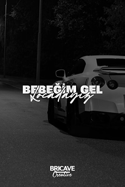 Bricave Bebeğim Gel Locadayız Yazı JDM Araba Motosiklet Cam Etiket Sticker 24...