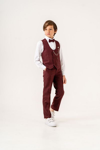 carino's kids Boy's Planet Vest Suit