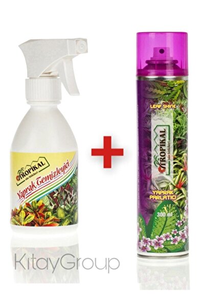 KıtayGroup Yaprak Temizleyici 250 ml Ve Yaprak Parlatıcı 250 ml