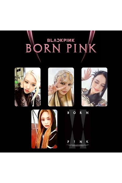 Kpop Dünyasi مجموعة بطاقات ألبوم Blackpink "born Pink" - Digipack 2