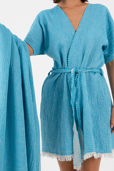 Dokubba Набір муслінових кімоно та пештемалів Родос