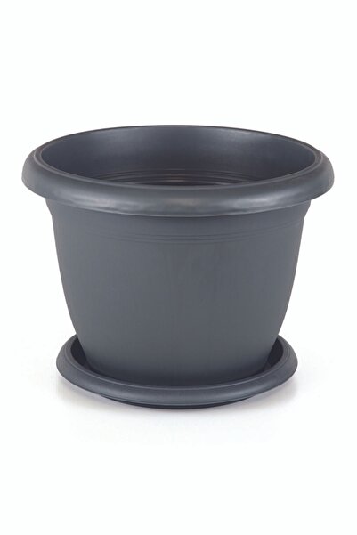 KıtayGroup Villa 53x41 54 Lt Siyah Rengi Bahçe Saksısı