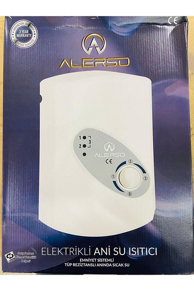 Güner None Alerso 3000 W White Water Heater - C 220-240 V, 2 Years 50 Hz, 1-2 L Plastic, Guaranteed