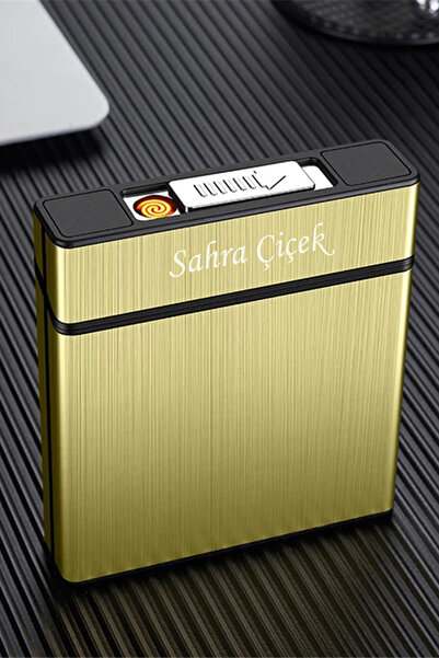 tusah Usb Şarjlı Elektronik Çakmak Taşınabilir Sigara Paketi Muhafaza Kutusu ...