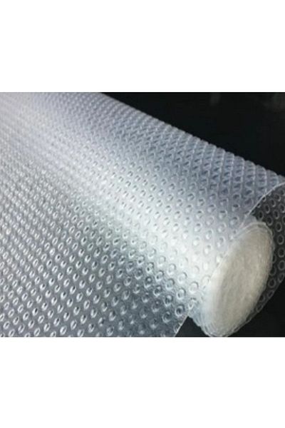 GRKN 45 Cm X 3 Mt... Raft transparent anti-alunecare Dulap Sertar Frigider Capac interior Eva Anti-alunecare