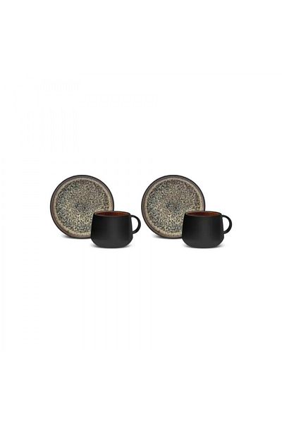 Karaca Galactic Reactive Kaffeetassen-Set für 2 Personen