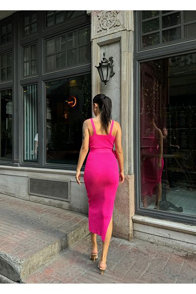 kenza'a Rochie de damă cu decolteu adânc și detaliu curea