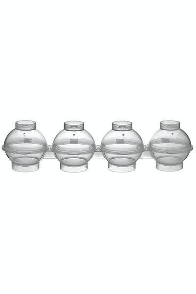 Dükkanönü 1 Piece Practical 4-Piece Magic Ice Mold - Ball and Sphere Ice Mold Kp-152
