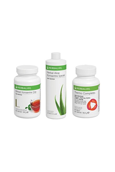 Herbalife Kampanyalı Paket Set-2 Mezura Hediyeli (100gr Çay-aloe Konsantre Iç...