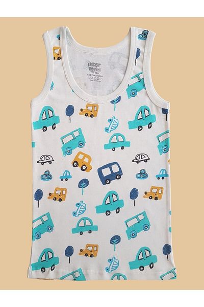 Çamaşır Bahçesi Set boxer sportiv pentru băieți - 100% bumbac, cu model de mașină, imprimat
