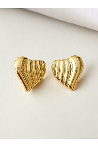 Patterned Heart Women's Earrings