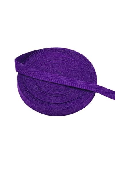 e tuhafiye 10 metri panglică mov cu țesătură îngustă în dungi de pește