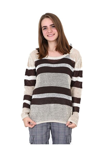 Bluence Мрежест трикотажен пуловер