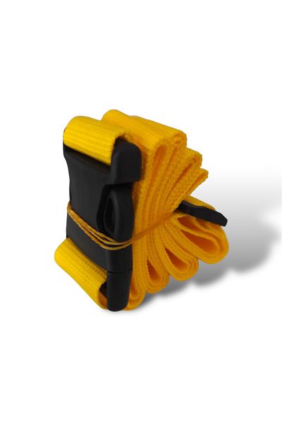 BALP Premium Yellow Luggage Belt - 2 Pieces