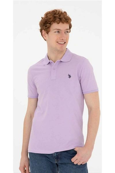 U.S. Polo Assn. US Polo Assn.Lilac Men's Polo T-Shirt - GTP04IY024