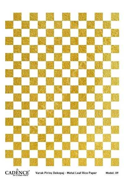 Cadence Altın Varak Pirinç Dekopaj Model 09