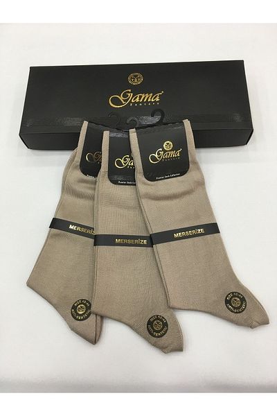 Gama Çorap 3 τεμάχια 100% Mercerized Nylon Λεπτές καλοκαιρινές ανδρικές κάλτσες