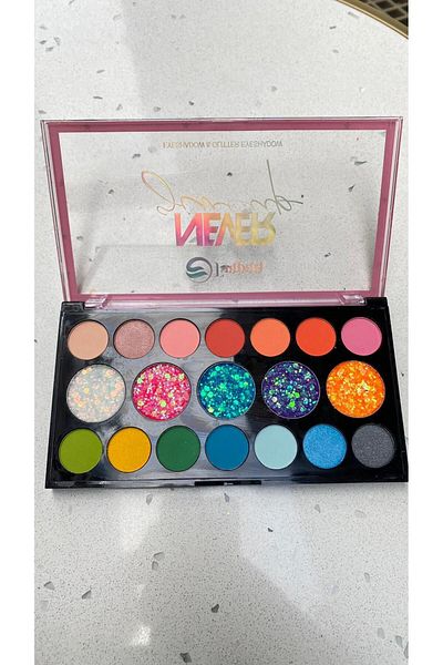 Frapan 19 Pieces Glitter Festival Eyeshadow Makeup Palette