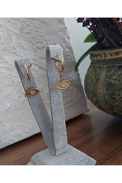 Atölye Eliz 316 Surgical Steel Eye Earrings