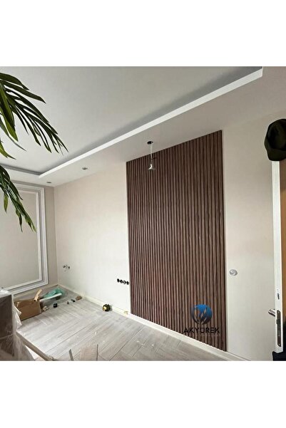 AGT Akyürek Lb 3771 Model Açık Ceviz Renk Dekor Profil Duvar Kaplama Panel La...
