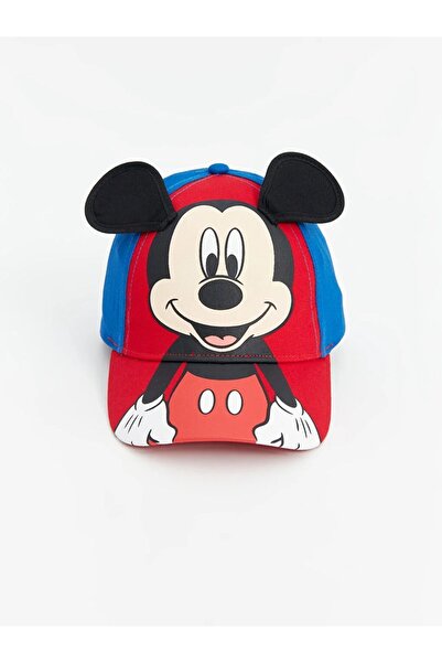 LC Waikiki LCW ACCESSORIES Mickey Mouse Baskılı Erkek Çocuk Kep Şapka