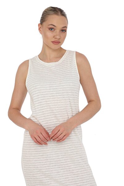 penyebizden Εκρού Διαφανές Φόρεμα Παραλίας