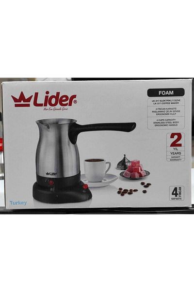 Lider Foam Electric Steel Coffee Pot
