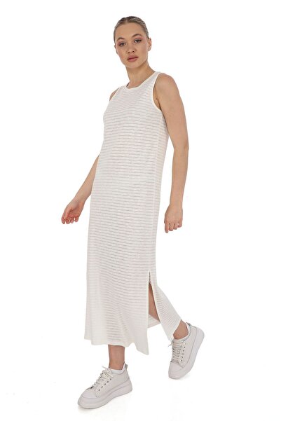 penyebizden Εκρού Διαφανές Φόρεμα Παραλίας