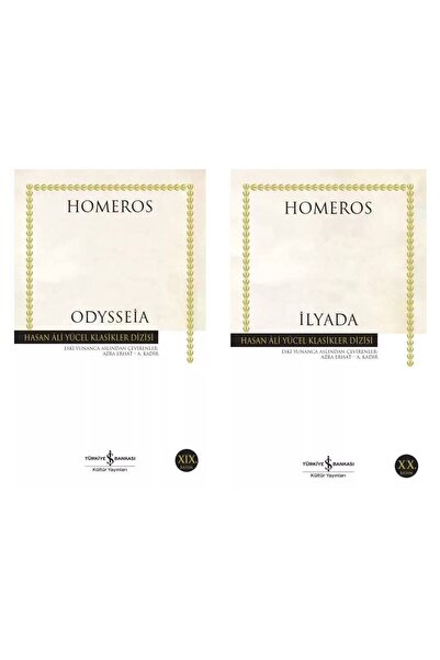 TÜRKİYE İŞ BANKASI KÜLTÜR YAYINLARI Odysseia - İlyada - Homeros