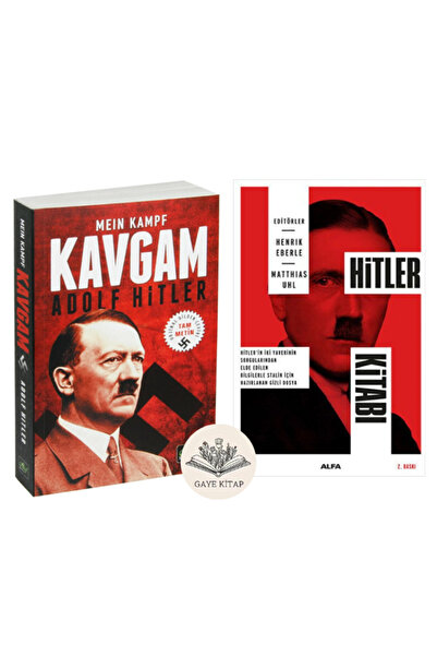 Alfa Yayınları Kavgam (Orjinal Dilden Çeviri Tam Metin) ve  Hitler Kitabı ( 2...
