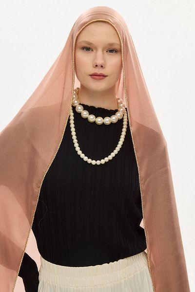 Mira İpek Σειρά Janjan Shawl (με πέτρες)