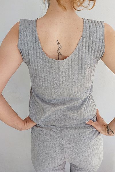 BiavSi Γυναικεία μπλούζα με ριμπ λεπτό ύφασμα Casual Camisole Strap
