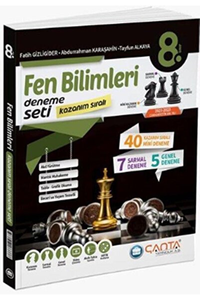 İndeks Akademi Yayıncılık 8. Sınıf Fen Bilimleri Kazanım Sıralı Deneme Seti Ç...