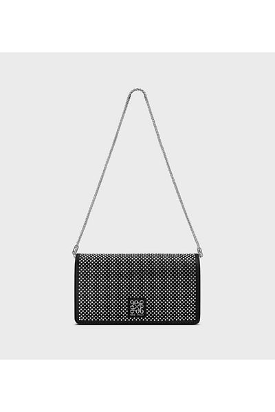 Nine West Ninewest Aminah Flap  Black Shoulder Bag for Women