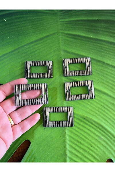 Gönülden Tasarım 5x3 cm 5 komada Deenli perforirane kostne ogrlice - Bonsug z...