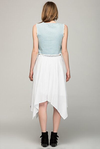 Pitti Women's White Skirt 20927
