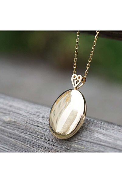 HAMZA YILMAZ MÜCEVHERAT Nostaljik Kapaklı Madalyon Kolye Ucu