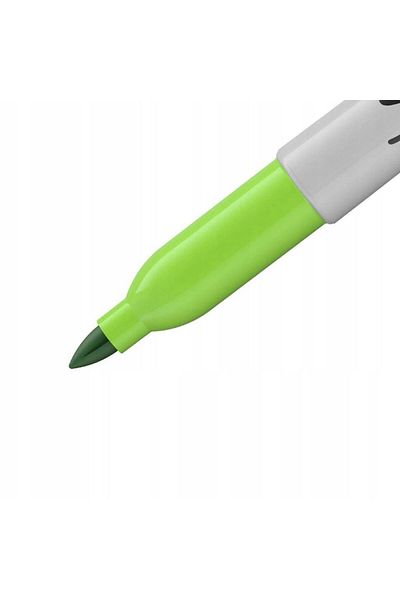 Sharpie Marker Permanent Fine Lemon Green (PACK OF 12)