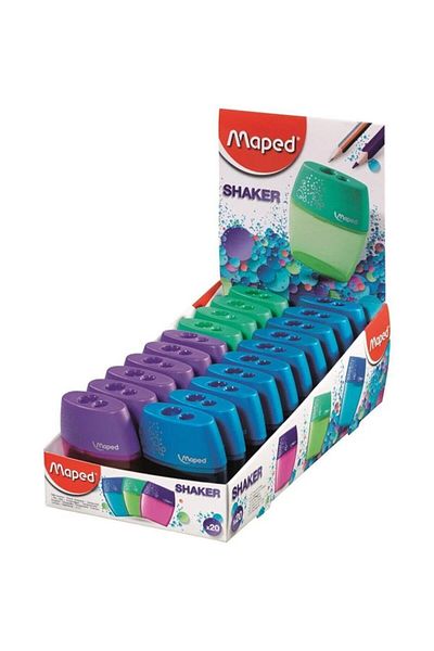 Maped Student Pencil Sharpener Elliptical Double Pencil Sharpener (PACK OF 20)